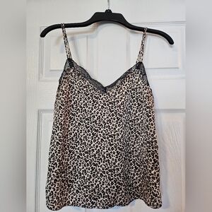 Leopard Print Spaghetti Top Abercrombie